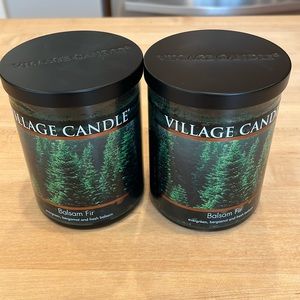 Village Candle Balsam Fir Set of 2- 18 ounce
